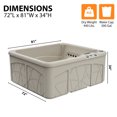 thumbnail image 2 of Lifesmart Spas 5 Personnes Plug and Play 28 Jet LED Spa Extérieur, LS350DX, Sable, 2 of 11