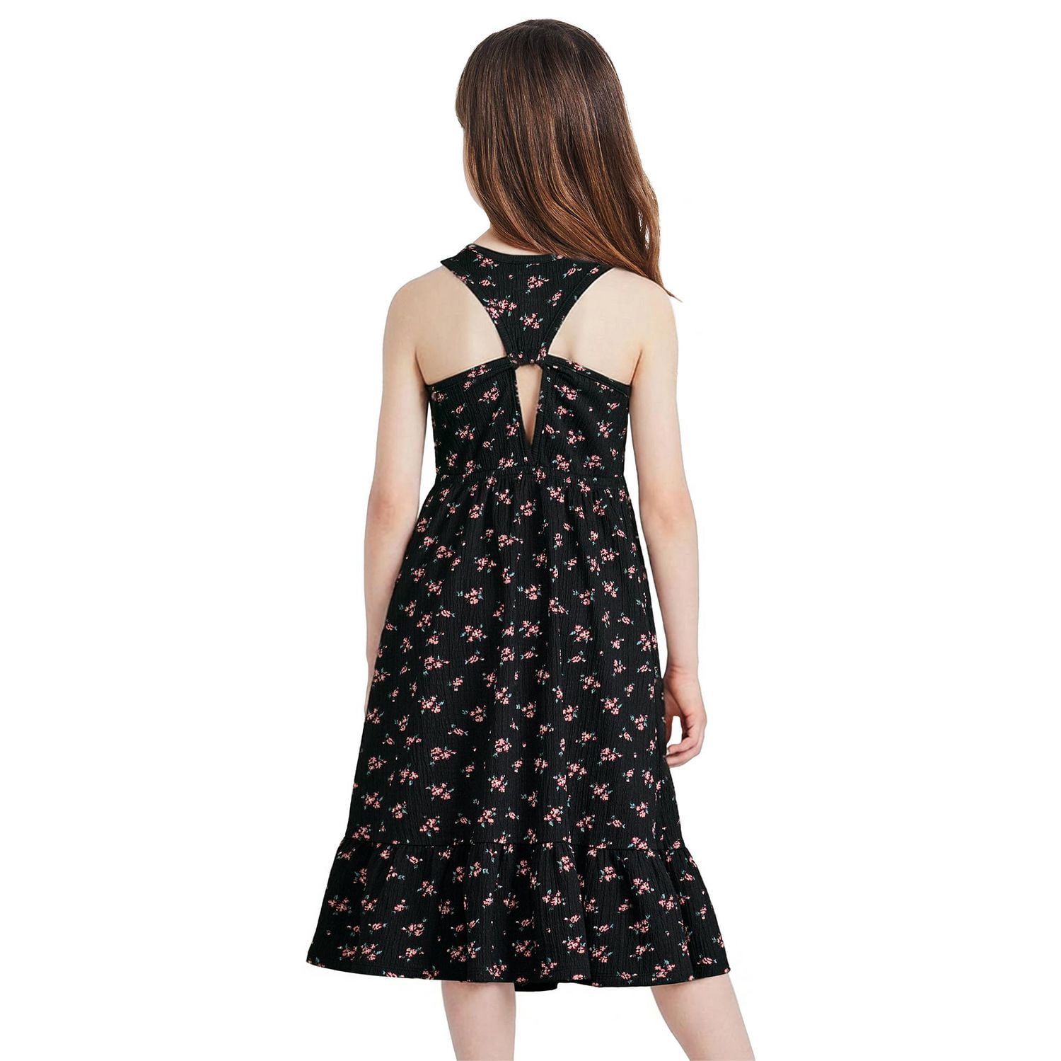 Robe chiffonnée avec dos nageur George pour filles
