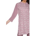 thumbnail image 4 of Moomaya Robe Tunique Mini à Col Fermé Imprimée pour Femmes Vêtements Porter, 4 of 5