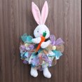 thumbnail image 4 of Wall Decorations for Living Room,Spring Wreaths for Front Door Easter Front Door Wreath Easter Bunny Dolls Wreath Spring Easter Decorations with Ribbon for Door Walls Home Decoration, 4 of 9
