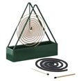 thumbnail image 1 of Oleegame 1PC Spoon And Lid Rest Reel Stand Portable Triangular Recycling Tray Outdoor Vertical Stand Swimming Pool Terrace Fire Coil Tray Holder Green, 1 of 9
