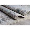 thumbnail image 5 of LaDole Rugs Cream Beige Blue Area Rug, Living Room, Contemporary, Vintage, 5' x 7', Plush Feel, 5 of 5