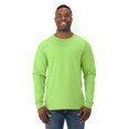 thumbnail image 1 of Jerzees T-Shirt à Manches Longues à Col Ras du Cou DRI-POWER Active pour Hommes, P, Vert Néon, 1 of 1