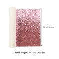 thumbnail image 2 of Minkissy 1Pack Glitter Sequin Sheet Pink For Wrapping Craft Material Women, 2 of 5