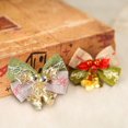 thumbnail image 5 of CUITING 15 Pieces Christmas Bow with Bells Mini Ribbon Bows Burlap Wreath Bows Wrapping Bows Hanging Xmas Wreath Bowknot Ornament for Christmas Tree Presents Decorations, 5 of 5