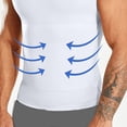 thumbnail image 5 of Taqqpue Men Compression Shirt Slimming Undershirt Body Shaper Vest, Gynecomastia Compression Tank Top, Shapewear Tummy Control, 5 of 5