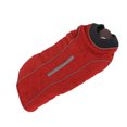 thumbnail image 2 of Winter Pet Clothes, Reflective Retro Thicken Comfortable Red Dog Warm Vest  For Large Dogs Red, 2 of 8
