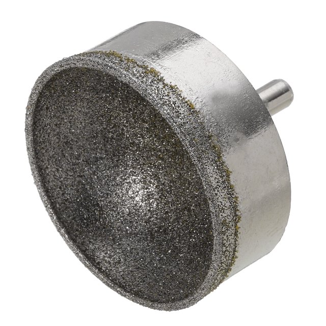 Unique Bargains 50mm 100 Grits Diamond Mounted Point Spherical Concave Head Bead Grinding Bit