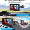 thumbnail image 4 of Road Top Wireless Carplay & Android Auto, 8.8'' Touch Screen, Apple Carplay Car Stereo with Backup Camera, Support Mirror Link, Bluetooth 5.0, Siri, GPS Navigation, FM, Music, Video, 4 of 8