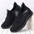 thumbnail image 2 of Kcodviy Spring and Summer Men Men's Go Walk 5-Prized Sneaker Sports Shoes Flat Bottom Mens Sneaker Light Slip on Elastic Fly Woven Mesh Breathable Sneaker Case for Men Comfortable and Casual Style, 2 of 9