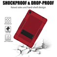 thumbnail image 4 of Mignova for Lenovo Tab P11 Case,Heavy-Duty Drop-Proof Shock-Resistant Rugged Protective case(with Stand) for Lenovo Tab P11/P11 Plus 11 inch Tablet+Screen Protector(Red/Black+2 Pack), 4 of 6