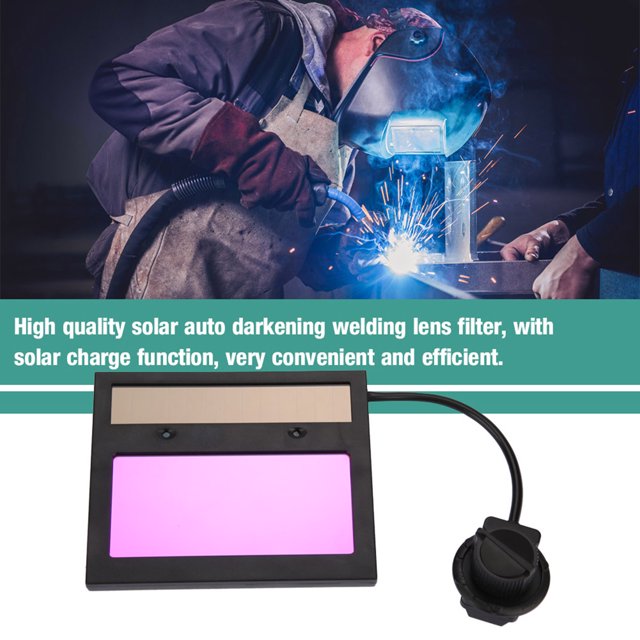 Solar 110 X 90mm Welding Face Shield Auto Darkening, LCD Welding Helmet, Hood Helmet For Construction Use Weld Welding