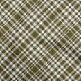 thumbnail image 1 of oneOone Velvet Dark Olive Green Fabric Check Sewing Material Print Fabric By The Yard 58 Inch Wide, 1 of 4