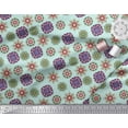 thumbnail image 2 of Soimoi Poly Georgette Fabric Mandala Kaleidoscope Print Sewing Fabric Yard 52 Inch Wide, 2 of 3