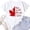 Blanc, variante sur T-Shirt pour Femmes de la Fête Nationale Canadienne Drapeau du Canada Col Rond Manches Courtes Tee Femmes T-Shirts Graphiques de la Fête du Canada Mode T-Shirt à Col Rond pour Femmes de la Fête du Canada Imprimé Drapeau Canadien