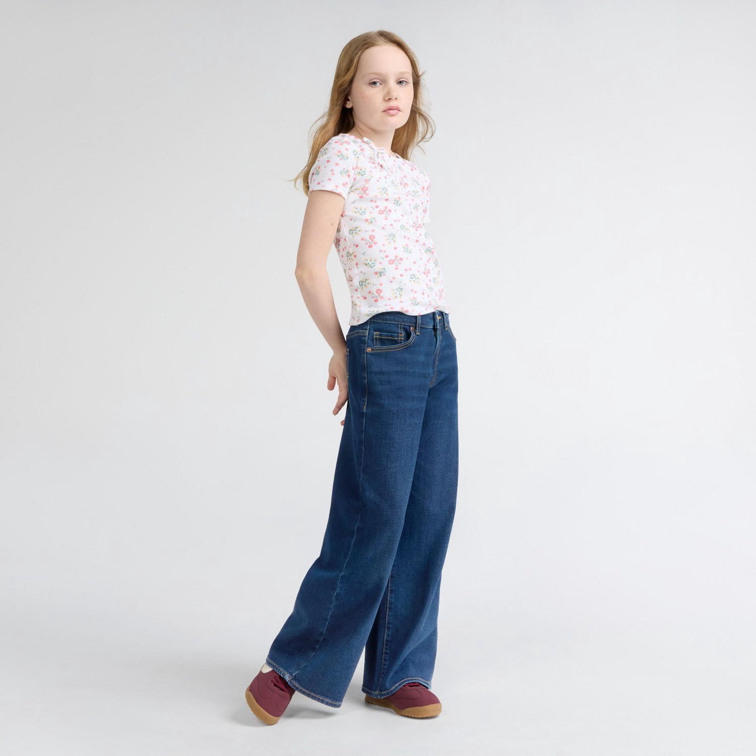 Levi Strauss Signature Jean Coupe Ample pour Fille, Tailles 4 à 18