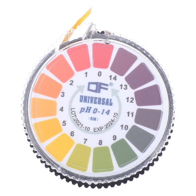SHISUYAN Papier de Test de PH Universel pour des Tests Précis en Laboratoire avec Rouleau Compact et Multicolore