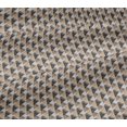 thumbnail image 5 of oneOone Viscose Jersey Light Brown Fabric Triangle Geometric Sewing Craft Projects Fabric Prints By Yard 60 Inch Wide, 5 of 5