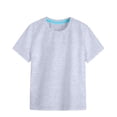 thumbnail image 1 of PMVFHDE Hauts d'Été Décontractés pour Filles T-Shirts à Manches Courtes Col Rond Imprimé Couleur Gris, 7-8 Ans, 1 of 4