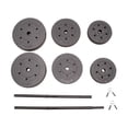 thumbnail image 3 of CAP Barbell Ensemble de poids Standard vinyle 100 lb/45,4 kg, 3 of 4