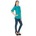 thumbnail image 3 of Robe Haut Boho Unie Tenue Décontractée Tunique Vêtements pour Femmes Coton Robe d'Été, 3 of 4