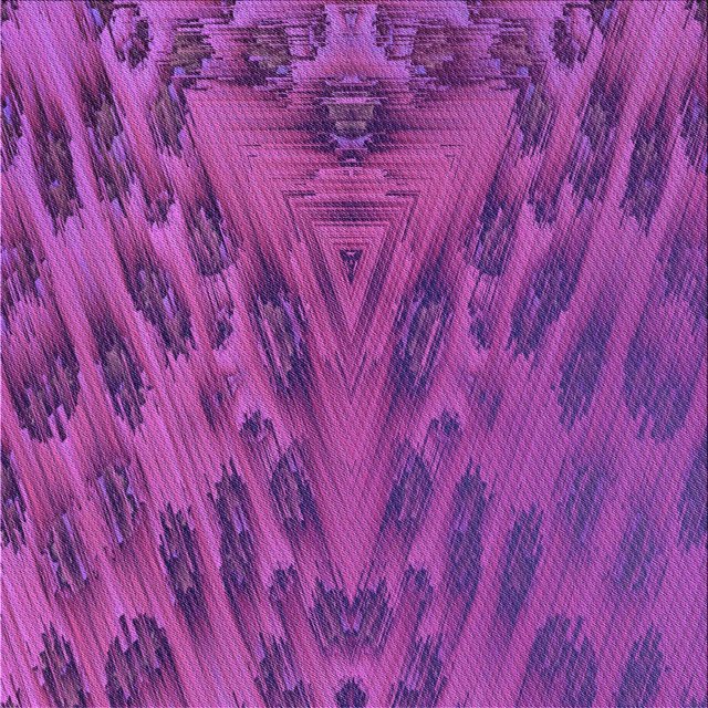 Ahgly Tapis d'Intérieur Lavable en Machine Carré Transitionnel Moyen Violet Rouge Rose, 6 Pieds Carré
