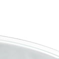 thumbnail image 4 of Miroir Ovale Encadré Singapore - Blanc Lin - 13 Pouces x 17 Pouces, 4 of 7
