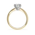 thumbnail image 2 of 1.00 Carat Excellent Round Cut Real Diamond Beautiful Engagement Ring for Ladies Solid 14K Yellow Gold Size 11, 2 of 8