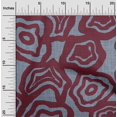 thumbnail image 2 of oneOone Silk Tabby Maroon Fabric Abstract Floral Sewing Craft Projects Fabric Prints By Yard 42 Inch Wide, 2 of 4