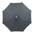 thumbnail image 2 of Fridja Auvent de Remplacement pour Parasol de Patio à 6 Baleines de 118 Pouces, Auvent de Remplacement Protection UV Imperméable pour Parasol de Table de Marché Extérieur, Auvent de Parasol Extérieur pour Restaurant, Cour, Cour, Piscine, 2 of 5
