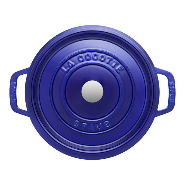 STAUB La Cocotte ラウンド　ダークブルー　30㎝ STAUB La Cocotte 3.7 L Cast Iron Round Cocotte, Dark-Blue - Walmart.ca