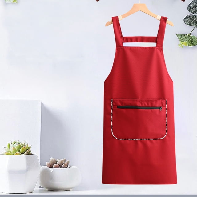 Chmadoxn Kitchen Gadgets, Kitchen Accessories, Kitchen Apron Multiple Colors Available Waterproofs And Oil Proof Washable Dirt Resistants Suitable For Kitchen Baking Room Polyester Apron