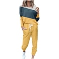 thumbnail image 2 of Wolfast Ensembles Courts Assortis pour Femmes Mode Ample Manches Longues Ensemble Décontracté, 2 of 9