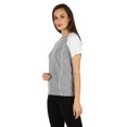 thumbnail image 4 of Inkmeso Solid Short Sleeve T-Shirt For Womens Sporty Casual Solid Basic Workout Shirts, 4 of 7
