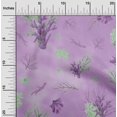 thumbnail image 2 of oneOone Tissu en Velours Améthyste Coraux de Mer Matériel de Robe Tissu Imprimé Tissu au Mètre 58 Pouces de Large, 2 of 4