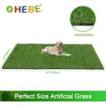 thumbnail image 2 of Artificial Grass Turf Rug 3x5 Ft Indoor Outdoor Grass Door Mat Realistic Grass Patch Dog Pee Pads Potty Training Rug with Drainage Holes Turf Carpet for Dogs Pets Patio Backyard, 2 of 7