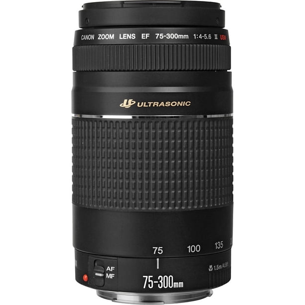 Canon EF 75-300mm f/4-5.6 III USM Lens - Walmart.ca