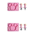 thumbnail image 3 of mmirethe Easy To Clean Baby Silicone Tableware Set Made With Silicone And Stainless Steel For Encourages Pink 2 2Set, 3 of 6