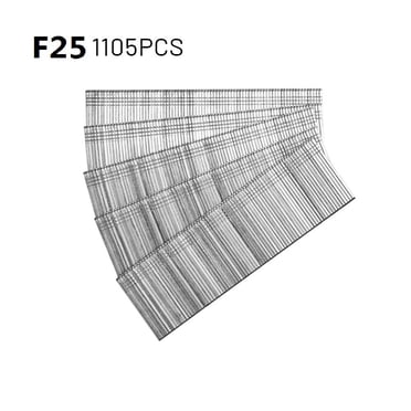 MYG 1105pcs F15/F20/F25/F30 Straight Brad Nails For DIY Home/Gardening Woodworking