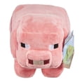thumbnail image 3 of Mattel Minecraft Basic Plush Pig Stuffed Animal, Soft Doll Inspired by Video Game Character, 8 inch, 3 of 5