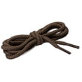 thumbnail image 2 of INSPIRE CHIC Unisex Thick Solid Color Round Shoelaces for Leather Boots Coffee Color 100 cm/39.5", 2 of 4