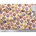 thumbnail image 2 of Soimoi Rayon Fabric Donuts Food Fabric Prints by Yard 56 Inch Wide, 2 of 5