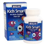 Bioglan - Les enfants smart Salut DHA-Omega 3 Huile de poisson - 30 Produits à mâcher