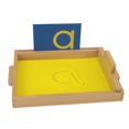 thumbnail image 1 of IFIT Montessori Sand Tracing Tray, Montessori Language Materials, 1 of 2