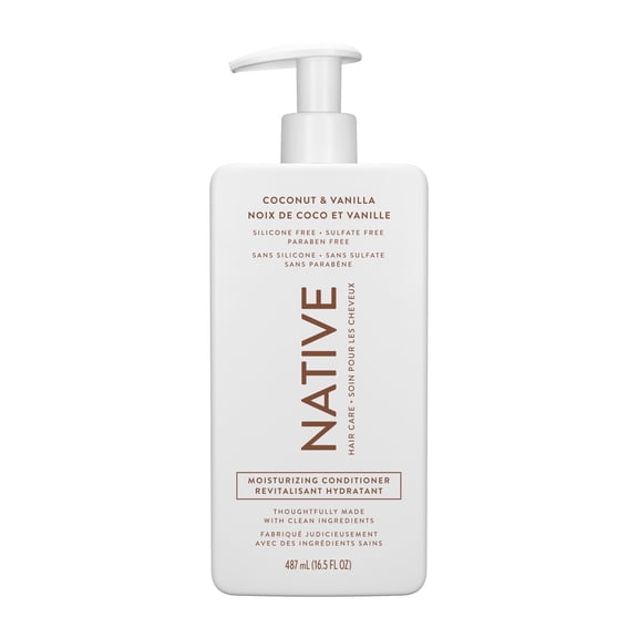 Native Moisturizing Conditioner, Coconut & Vanilla, Sulfate & Paraben Free