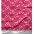 thumbnail image 1 of Soimoi polyester Crepe Fabric Dots & Circle Geometric Print Fabric by the Yard 52 Inch Wide, 1 of 5