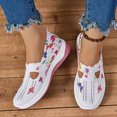 thumbnail image 2 of Womens Butterfly Orthopedic Wedge Walking Shoes Spring Autumn Comfortable Slip on Non-Slip Work Sneakers, 2 of 8