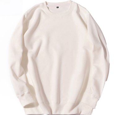 QIPOPIQ Men's Crewneck Sweatshirts Soild Color Geometric Texture Long Sleeve Casual Pullover Shirt Clearance