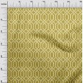 thumbnail image 3 of oneOone Cotton Poplin Yellow Fabric Geometrical Craft Projects Decor Fabric Printed By The Yard 42 Inch Wide, 3 of 4