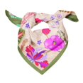 thumbnail image 1 of Bimba Cotton Voile Rectangular Printed Scarf Women Wrap Bandanas-40 x 40 Inches, 1 of 7